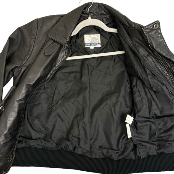 Vintage High Sierra Bomber Leather Jacket - Picture 9 of 13